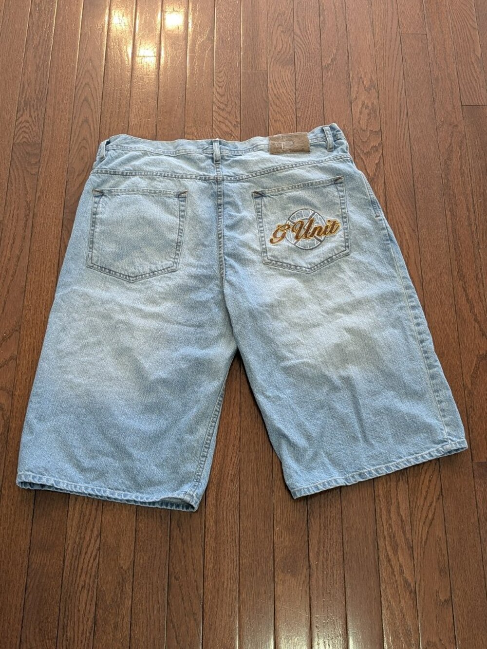 Y2K Baggy G-Unit Embroidered Jorts - Size 40x27L